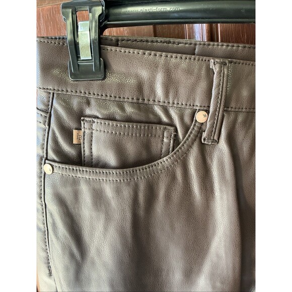 Judy Blue Black Faux Leather Denim Skinny Jeans straight size 15/32 Style JB8875 - Picture 9 of 9